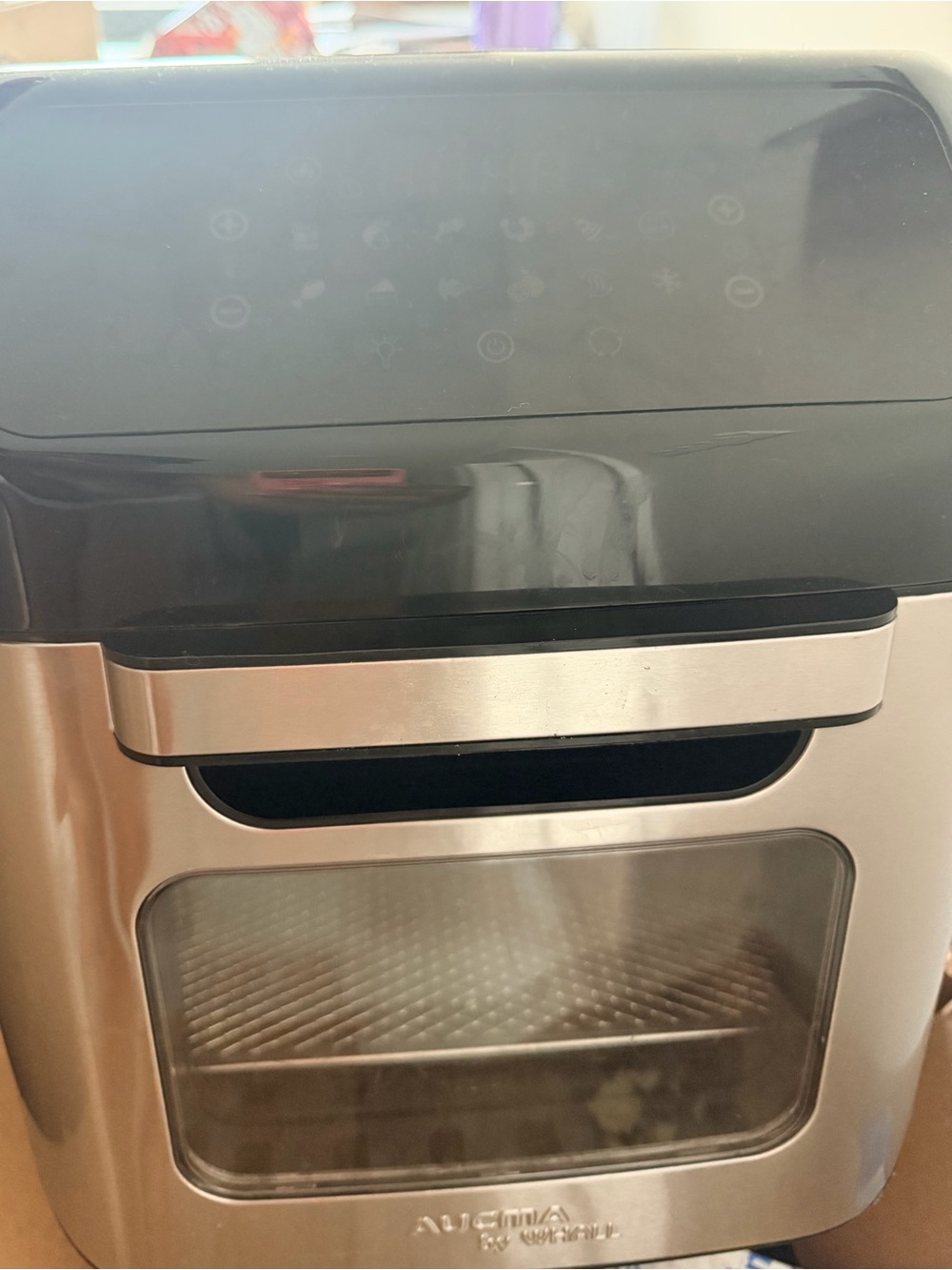 Stainless Steel Black Air Fryer Oven with Viewing Window